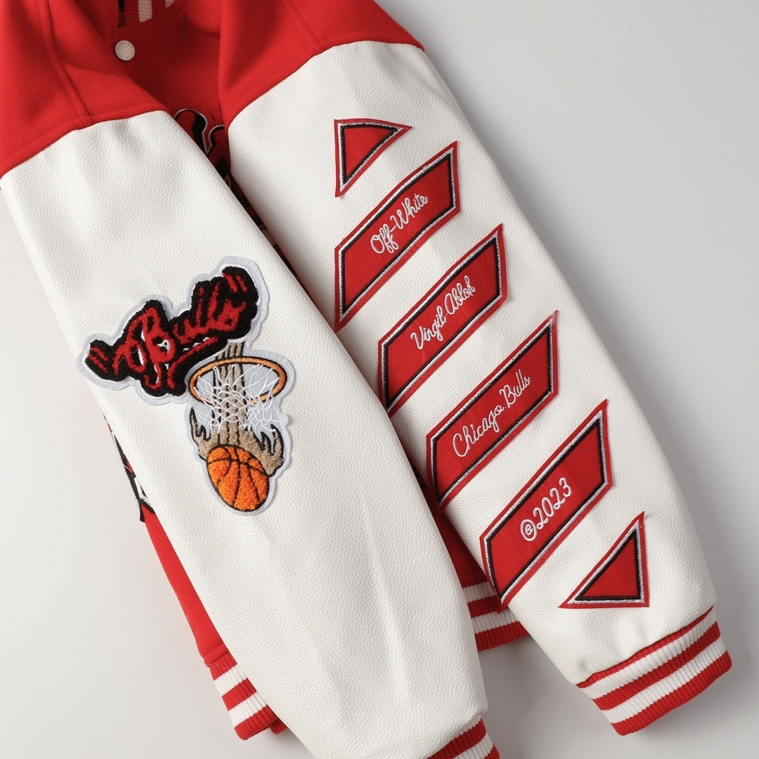 Off-White Off-White™ c/o Chicago Bulls Red Varsity