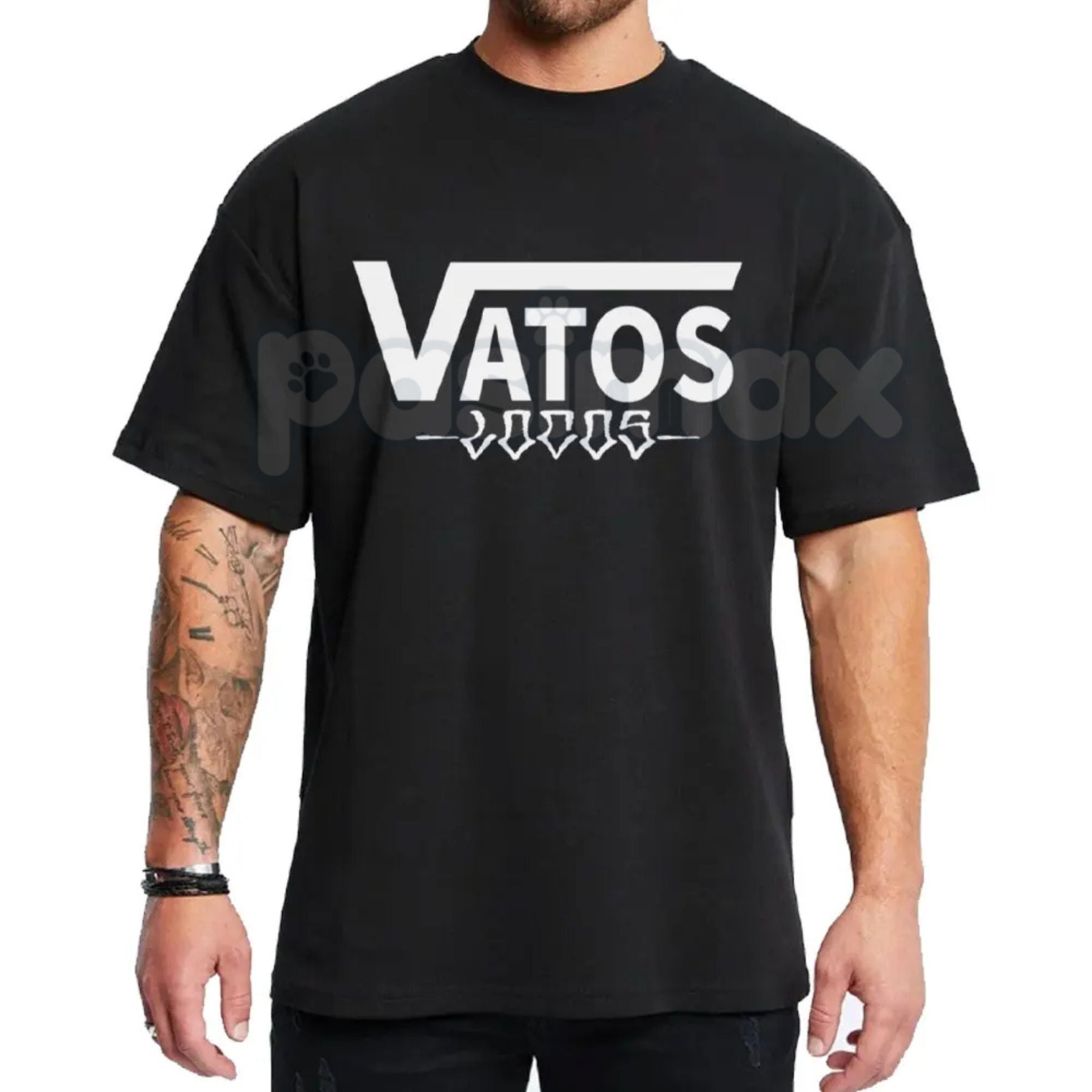 Chicano Clothing Vatos Loc Forever El Gallo Negro – Lowrider Oversized Graphic Tee, Heavy Sweatshirt & Hoodie