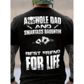 Men's Casual Letter Print T-Shirt – Soft Polyester Crew Neck Tee, All Seasons Style