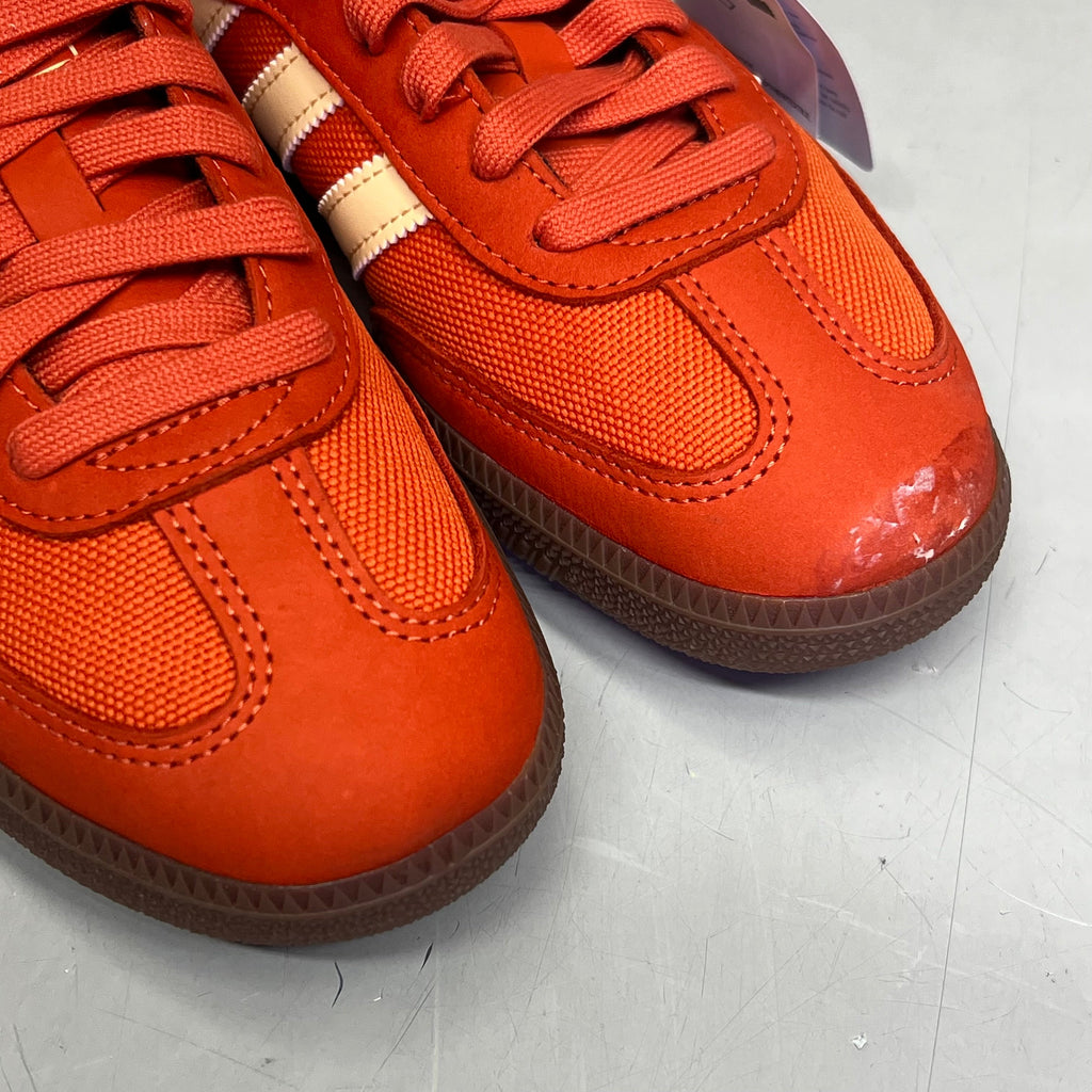 ZA@ ADIDAS Samba OG Soccer Inspired Sneaker Men's Sz 7 Collegiate Orange ID1453