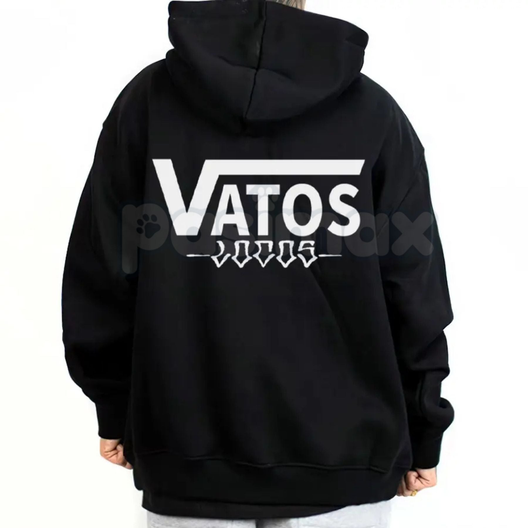Chicano Clothing Vatos Loc Forever El Gallo Negro – Lowrider Oversized Graphic Tee, Heavy Sweatshirt & Hoodie
