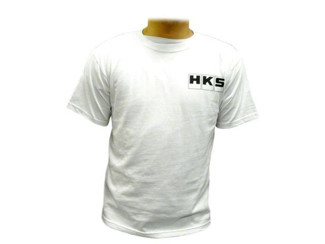 HKS White JDM Slogan T-Shirt