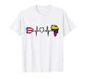 Puerto Rico Venezuela Flag T-Shirt - Casual Everyday Wear for Adults