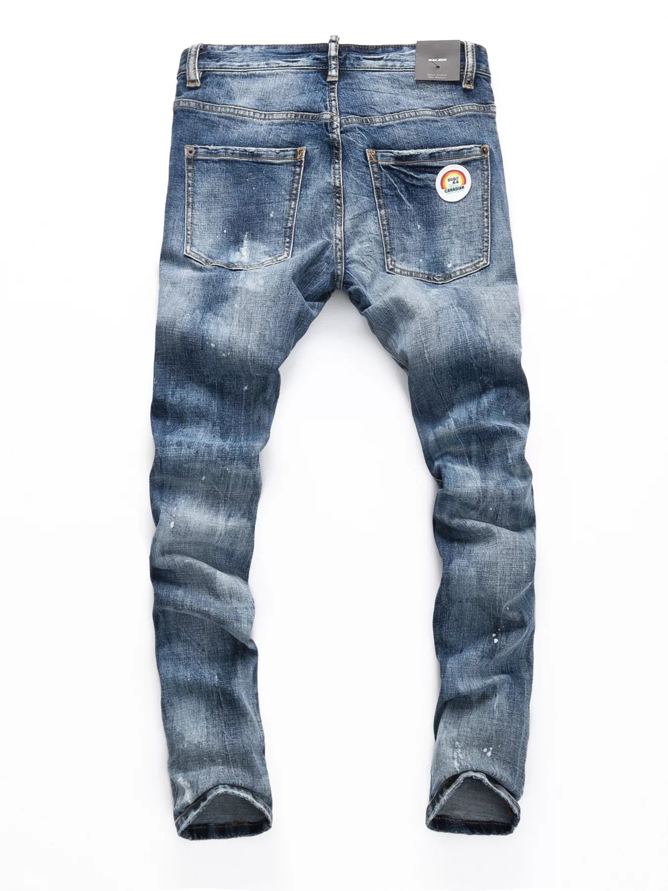 Men's Distressed Slim Fit Jeans