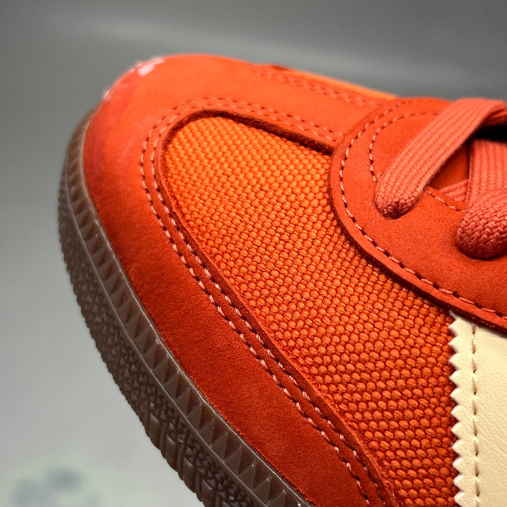 ZA@ ADIDAS Samba OG Soccer Inspired Sneaker Men's Sz 7 Collegiate Orange ID1453