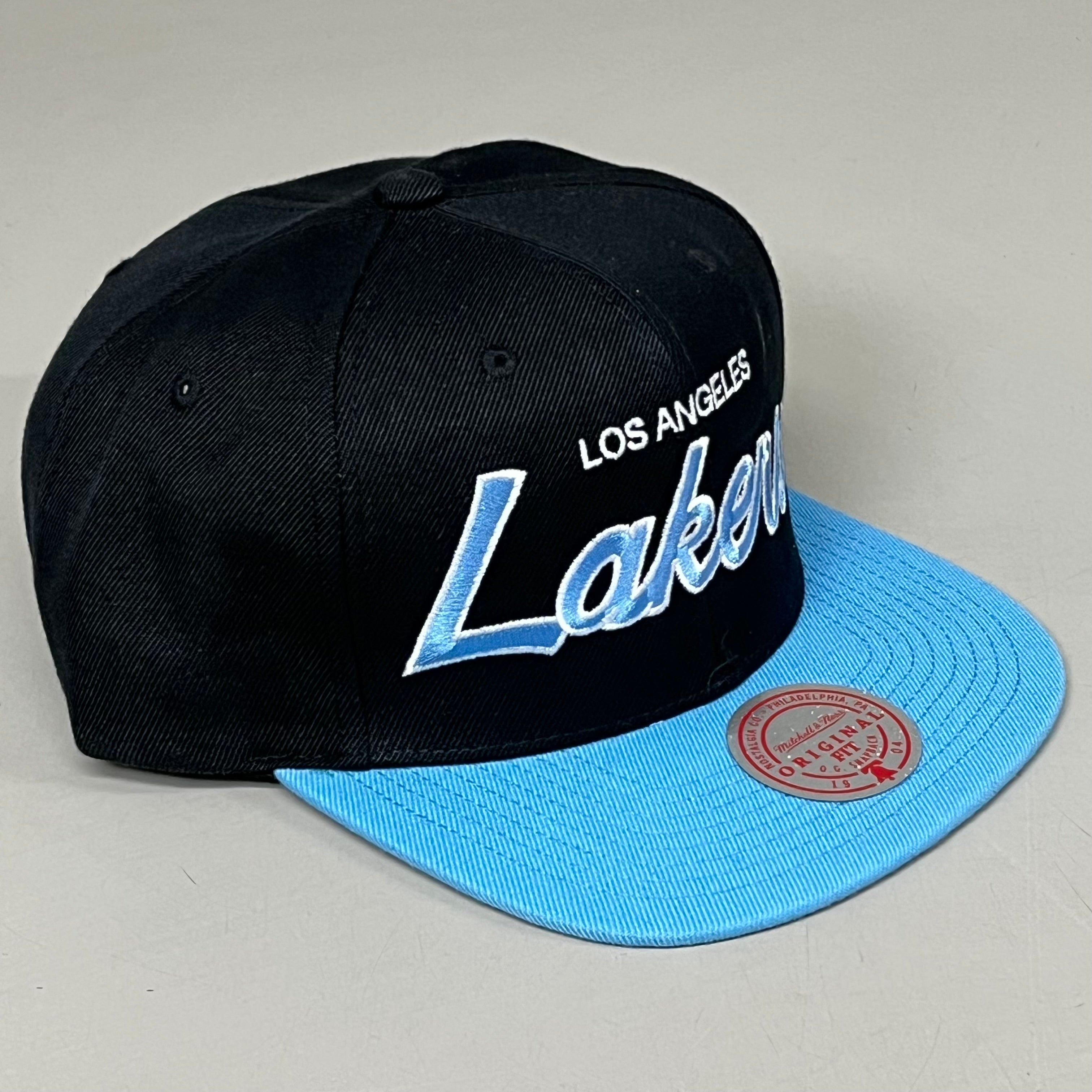 MITCHEL & NESS Los Angeles Lakers 2.0 Snapback Hat Men's Black/Blue One Size