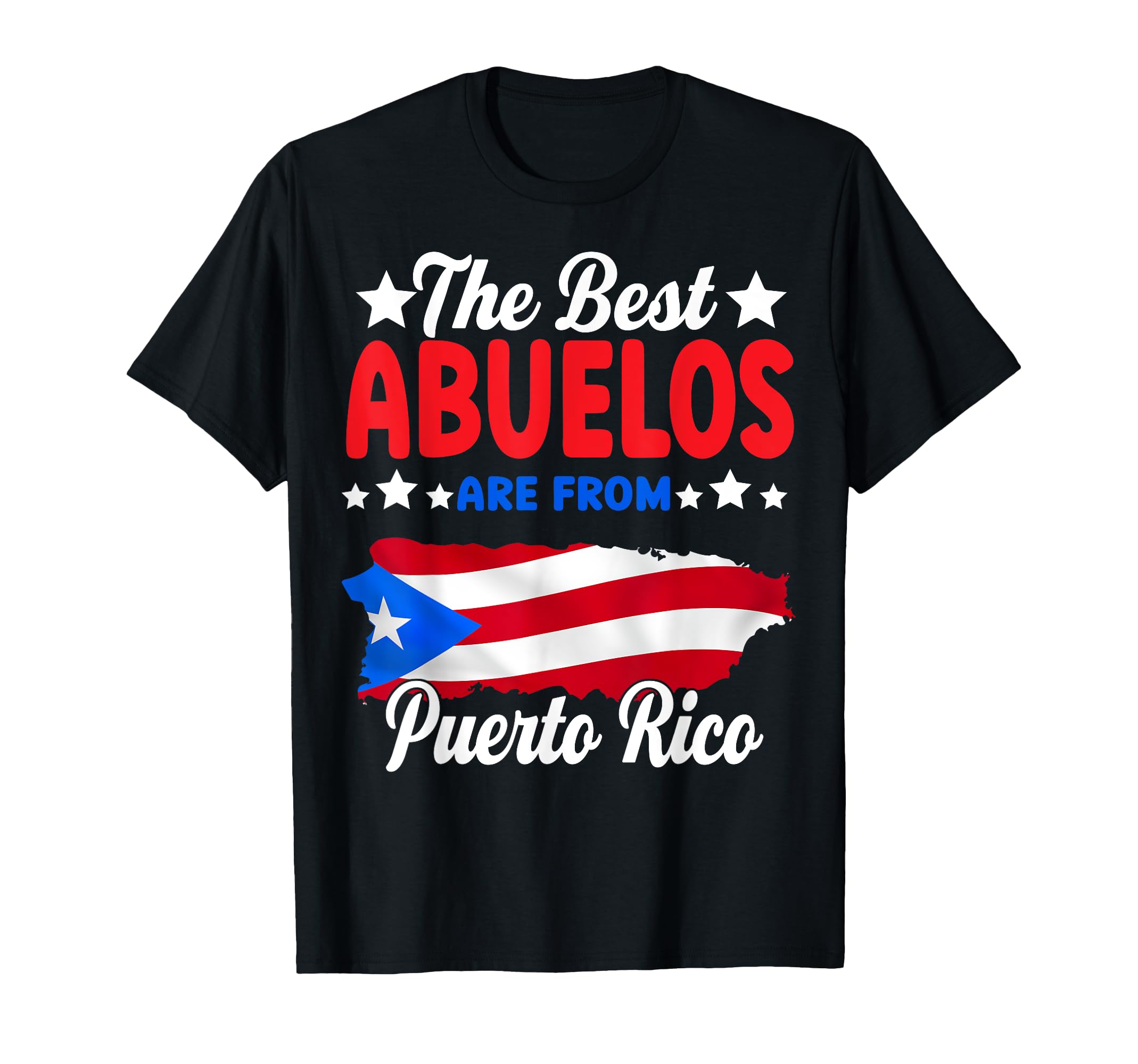 Grandpa Puerto Rico Funny Baseball T-Shirt - Fun Novelty Design for Adults