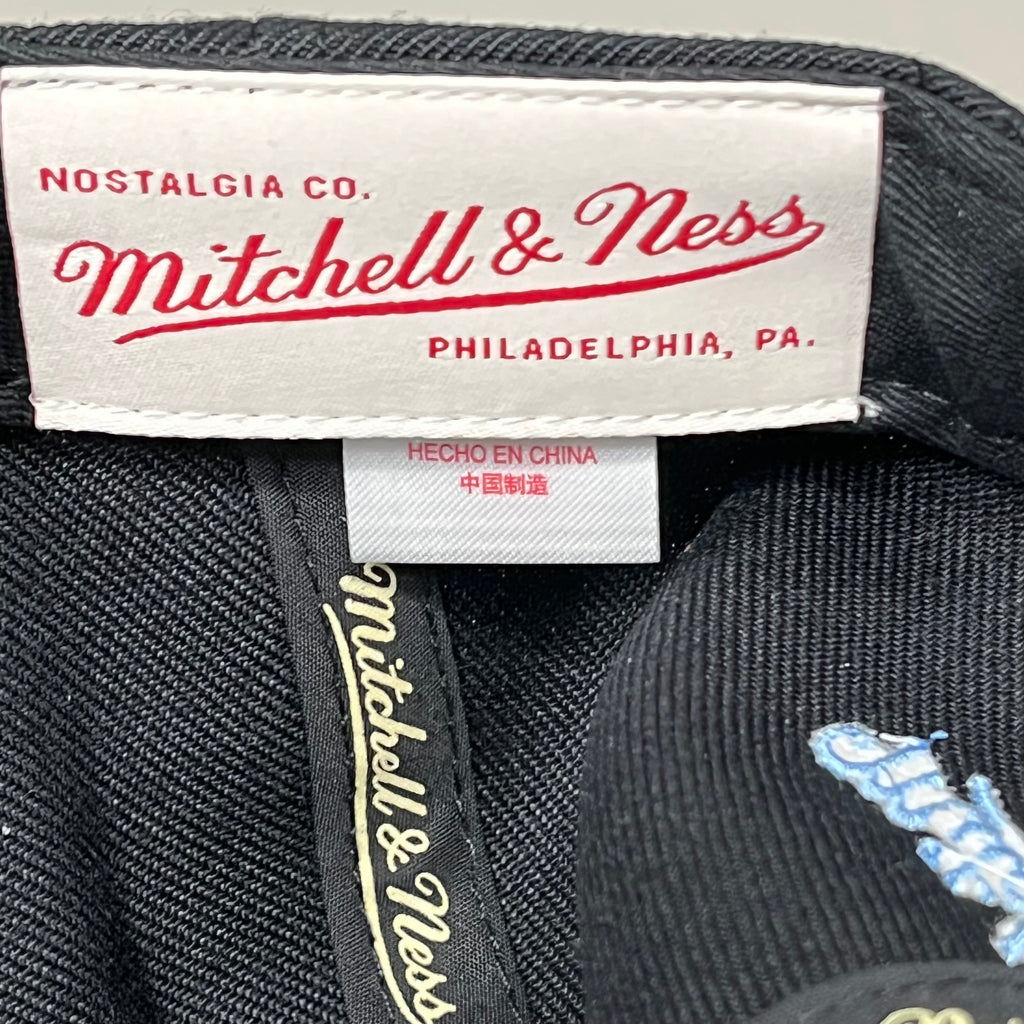 MITCHEL & NESS Los Angeles Lakers 2.0 Snapback Hat Men's Black/Blue One Size
