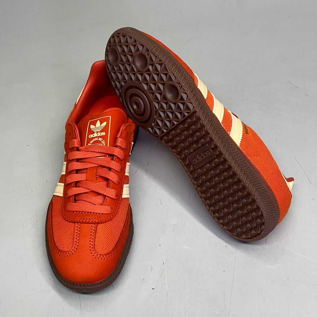 ZA@ ADIDAS Samba OG Soccer Inspired Sneaker Men's Sz 7 Collegiate Orange ID1453