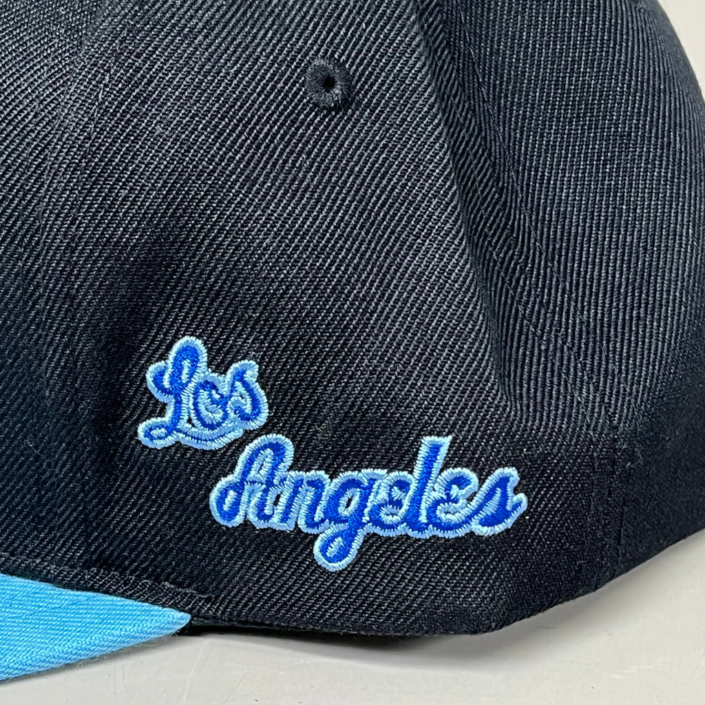 MITCHEL & NESS Los Angeles Lakers 2.0 Snapback Hat Men's Black/Blue One Size