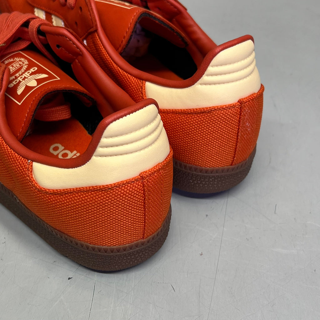 ZA@ ADIDAS Samba OG Soccer Inspired Sneaker Men's Sz 7 Collegiate Orange ID1453