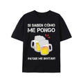 Men's Funny Spanish Quote T-Shirt – Beer Mug Graphic & Slogan Tee