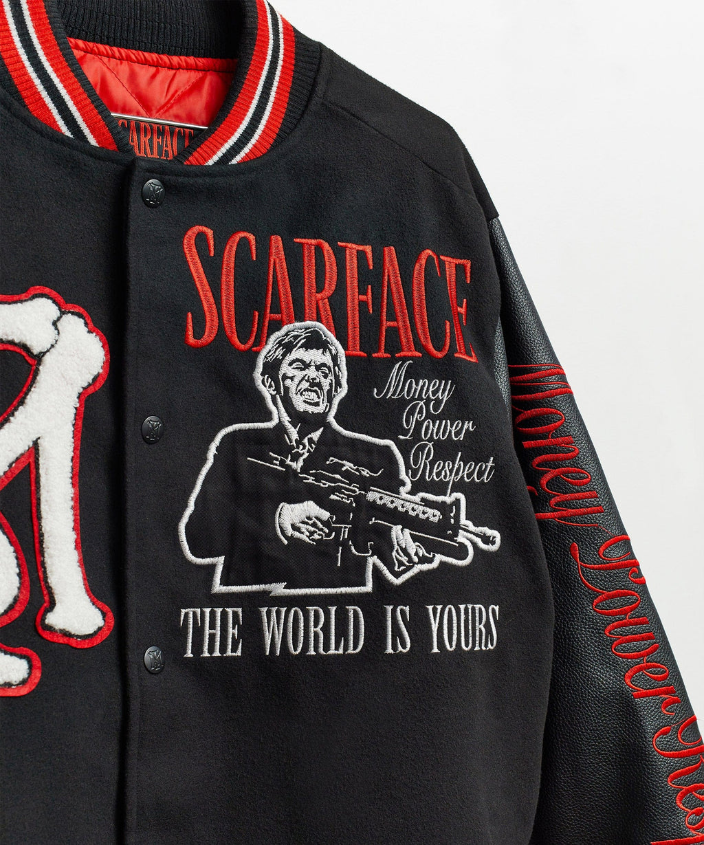 Scarface Pu Varsity  Jacket