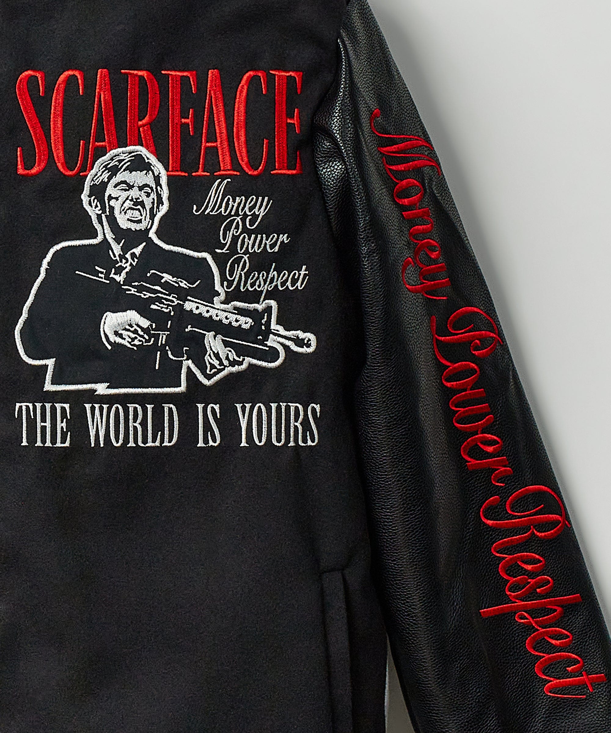 Scarface Pu Varsity  Jacket