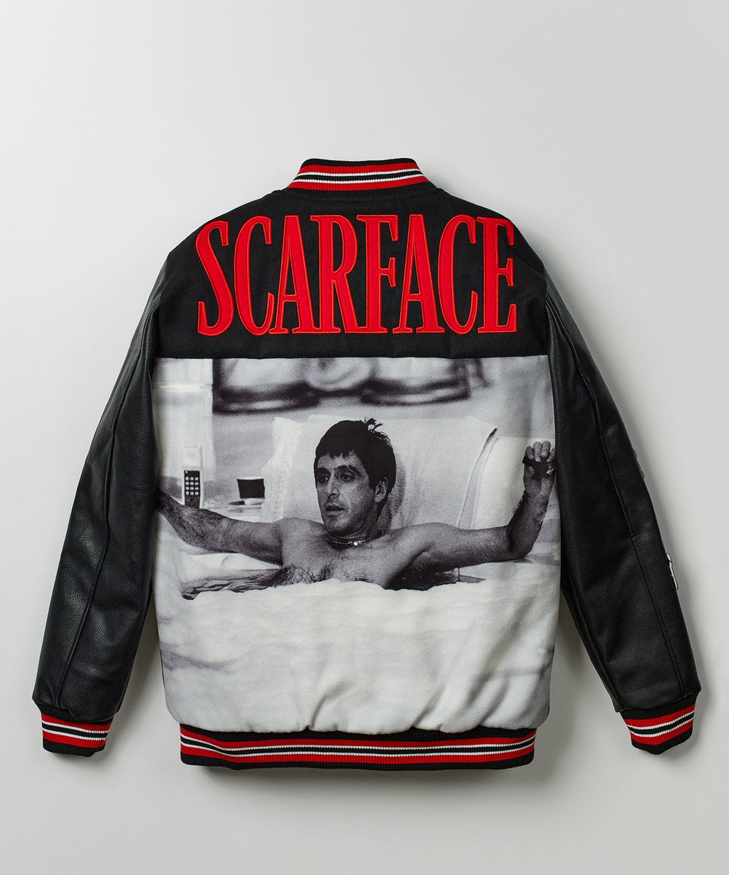 Scarface Pu Varsity  Jacket