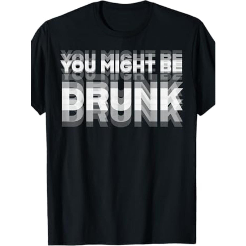You Might Be Tipsy T-Shirt – Funny Gradient Print Cotton Tee, Men’s Casual Short Sleeve Summer Shirt