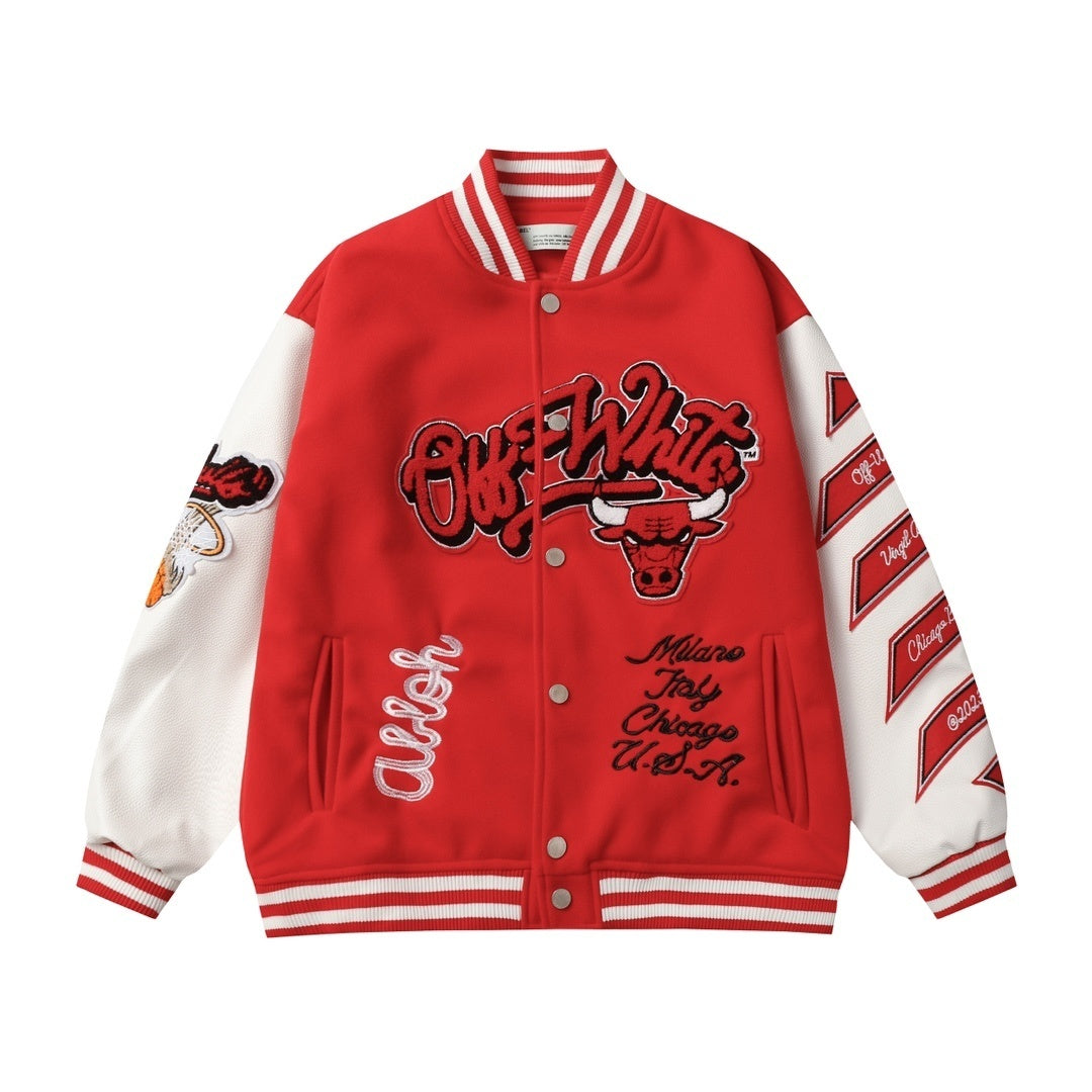 Off-White Off-White™ c/o Chicago Bulls Red Varsity