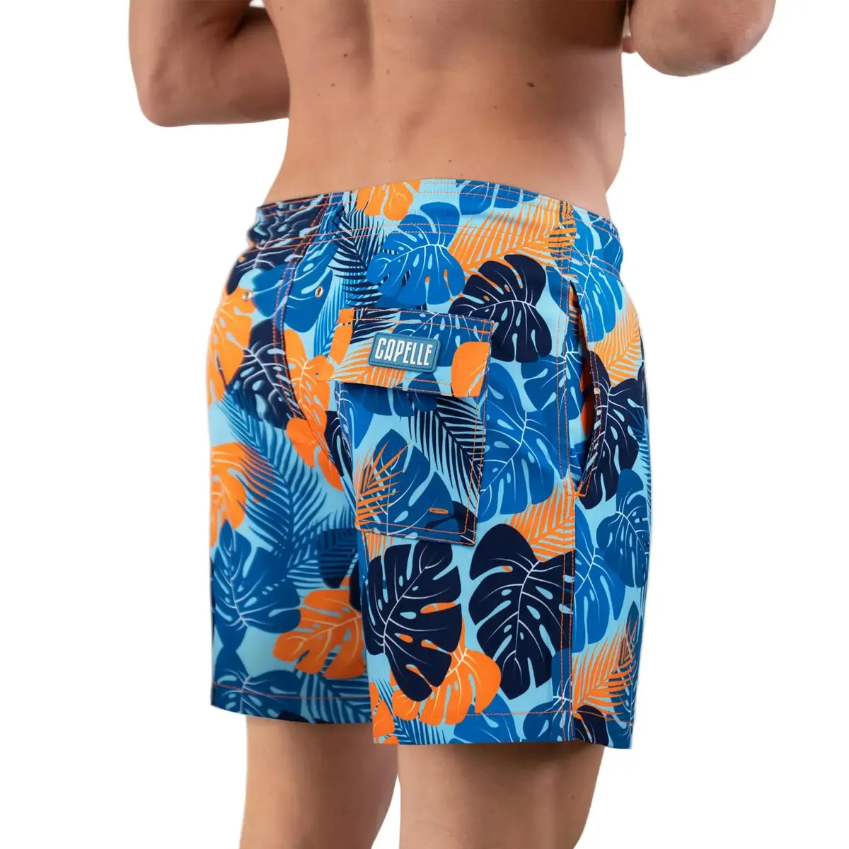 Men’s Premium Compression-Lined Hybrid Shorts – Blue Jungle