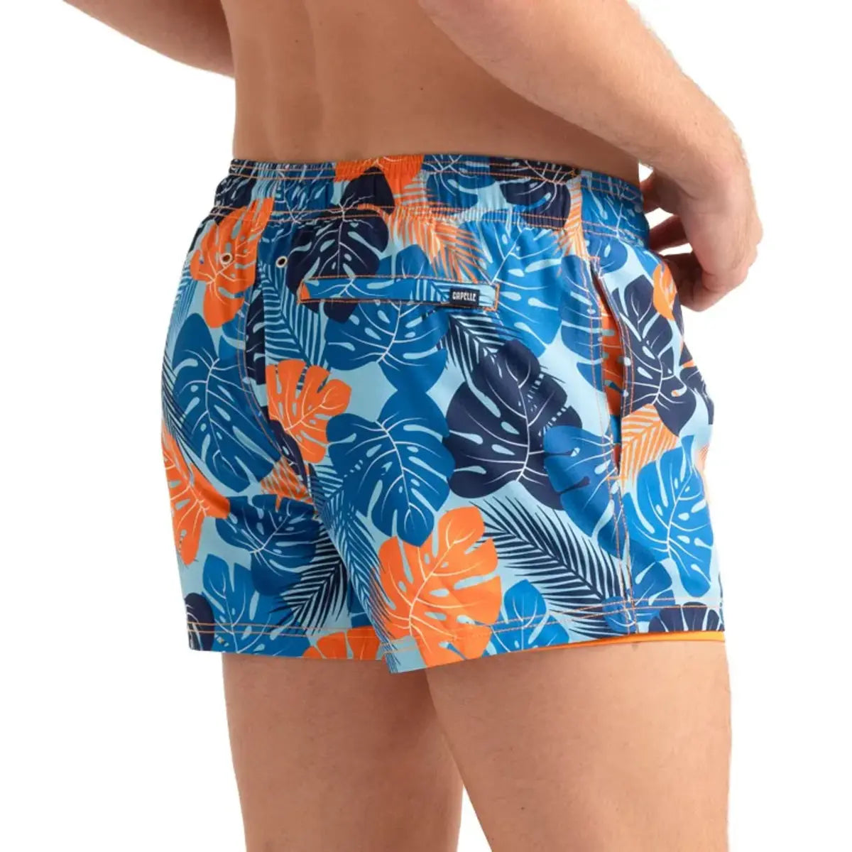 Men’s Premium Compression-Lined Hybrid Shorts – Blue Jungle