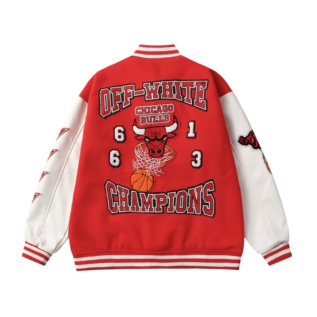 Off-White Off-White™ c/o Chicago Bulls Red Varsity