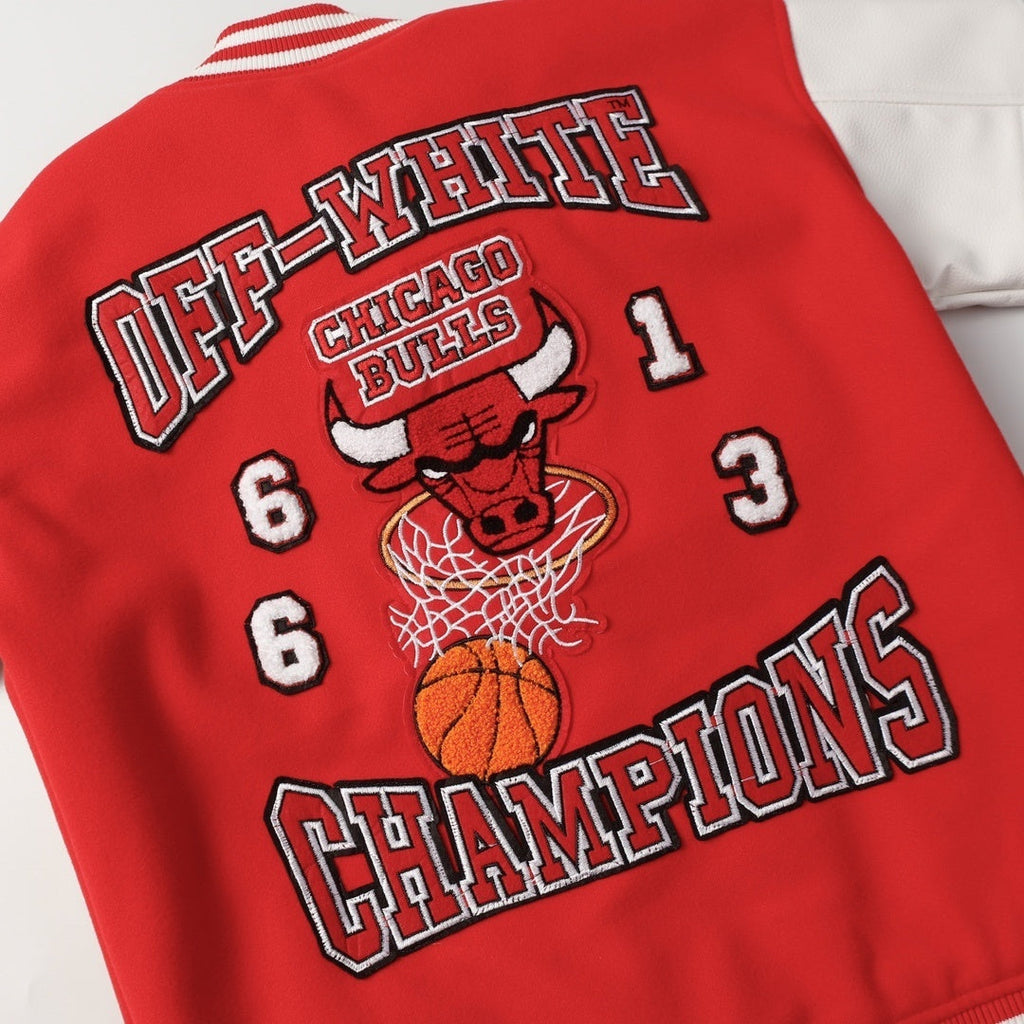 Off-White Off-White™ c/o Chicago Bulls Red Varsity