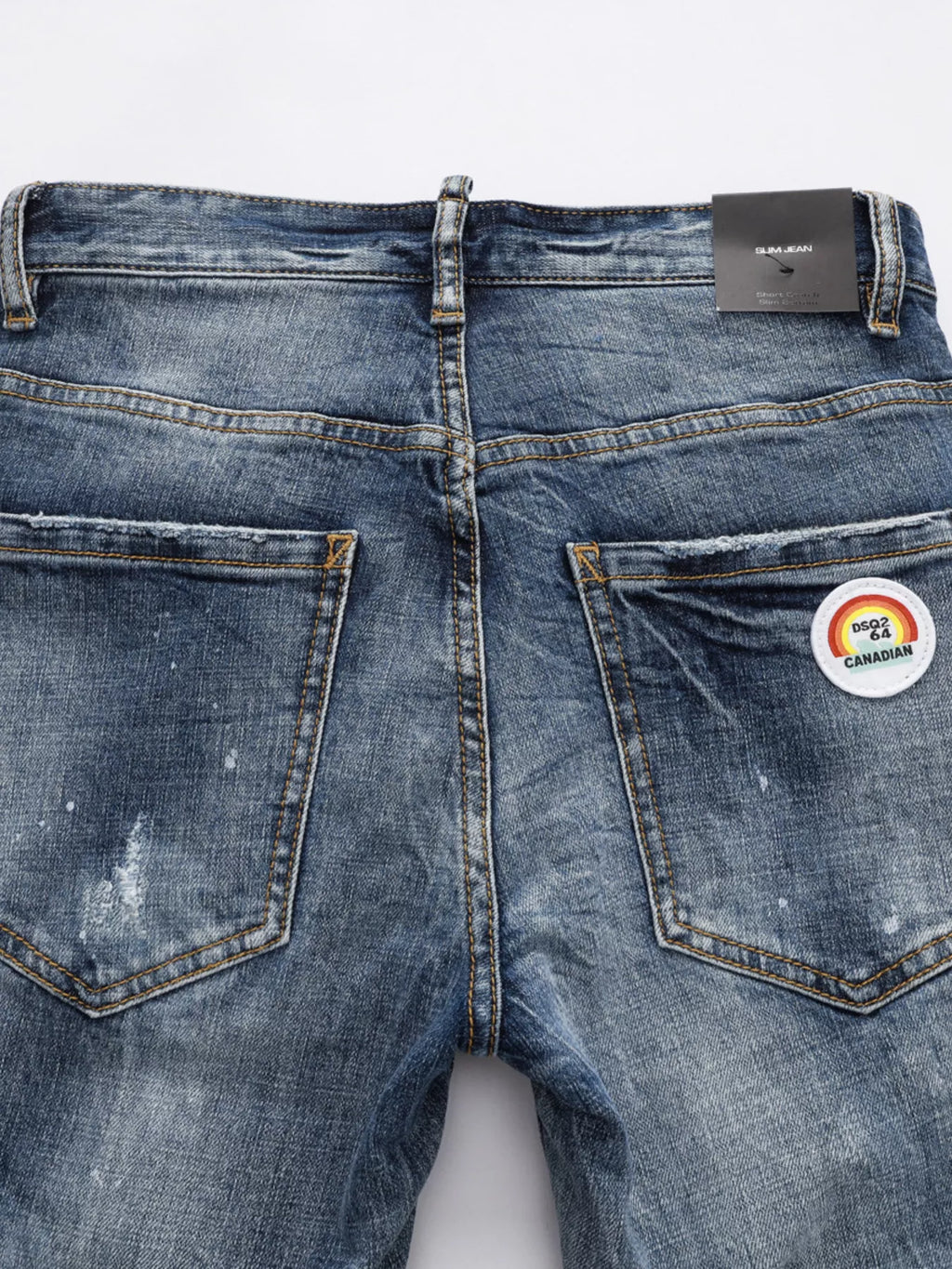 Men's Distressed Slim Fit Jeans
