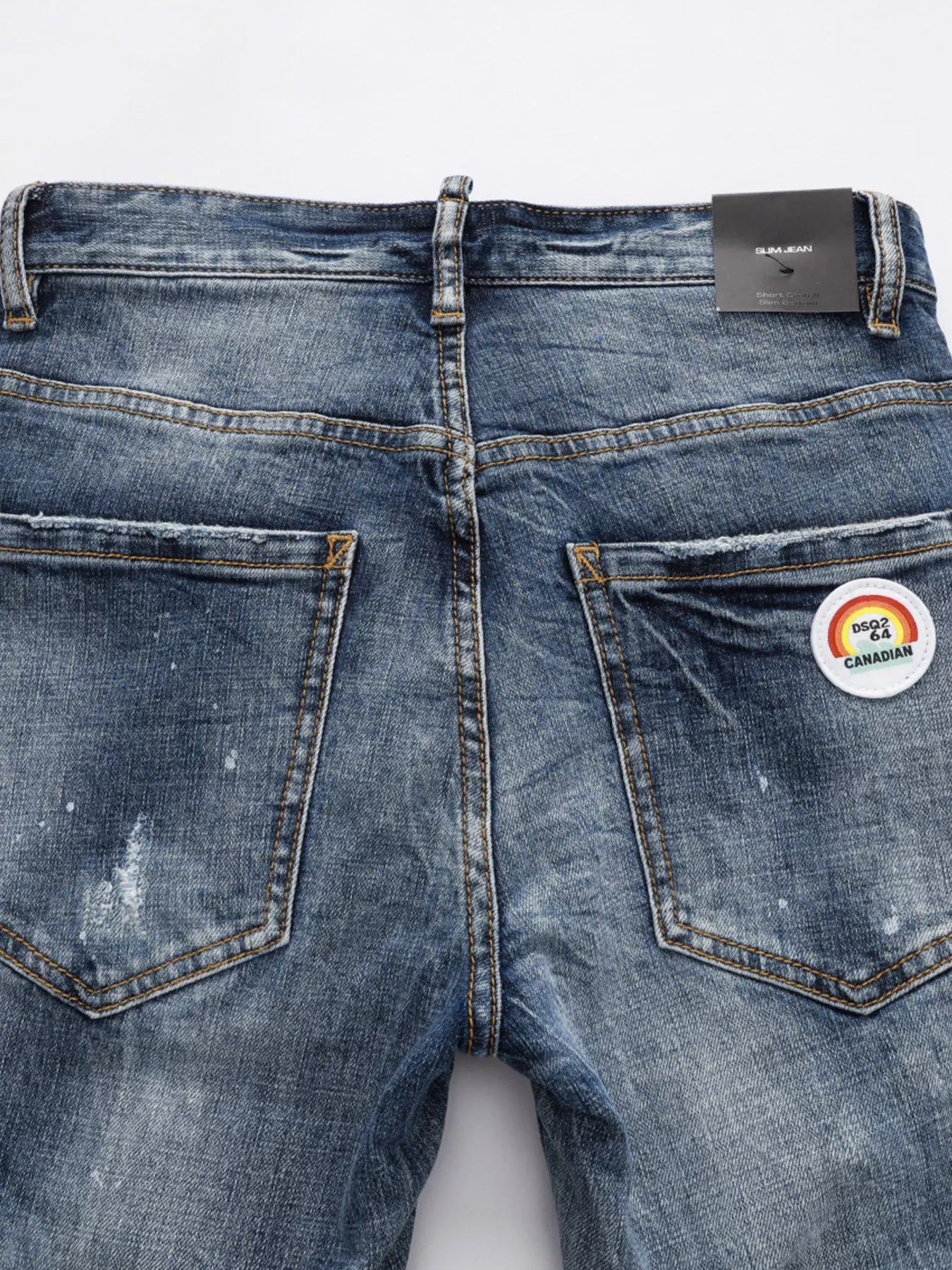 Men's Distressed Slim Fit Jeans