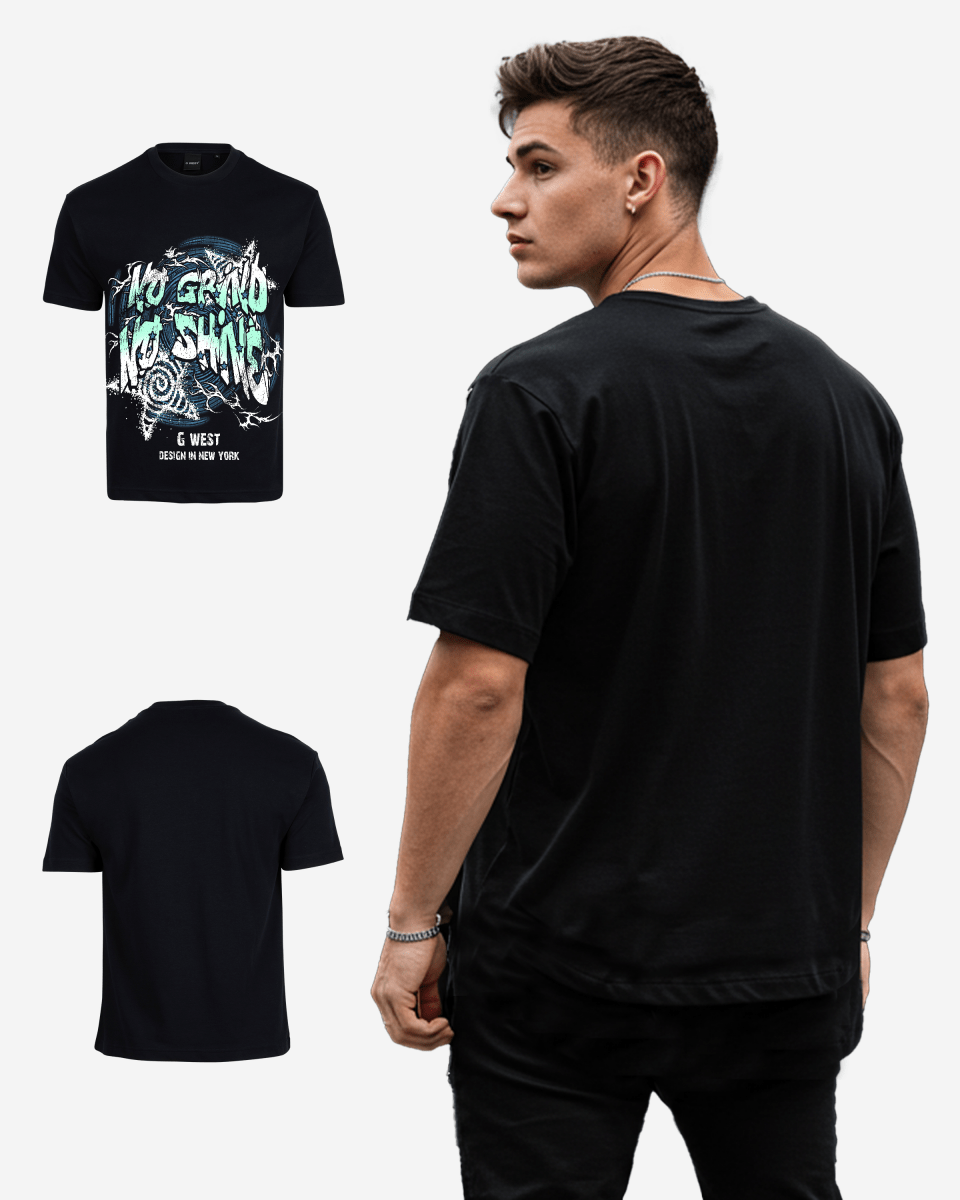 G West Mens No Grind No Shine Oversized Tee